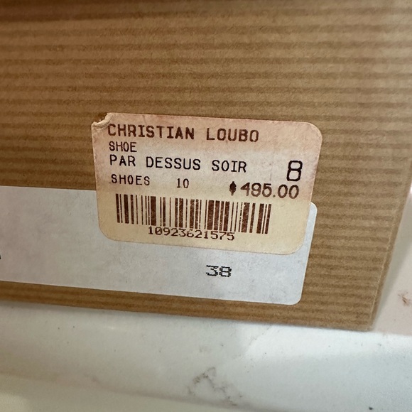 Christian Louboutin Black Satin Heels - Picture 6 of 7